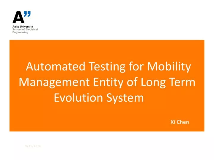 automated testing for mobility management entity of long term evolution system