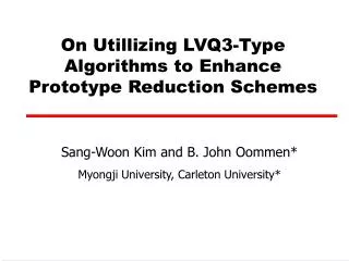 On Utillizing LVQ3-Type Algorithms to Enhance Prototype Reduction Schemes
