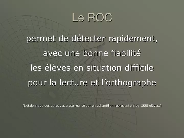 le roc