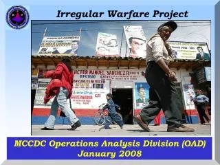 Irregular Warfare Project