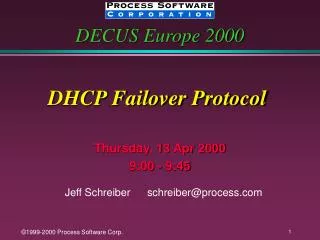 DHCP Failover Protocol