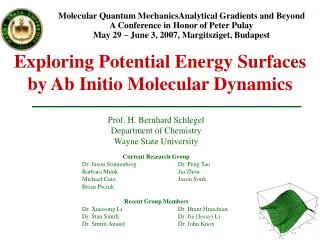 Exploring Potential Energy Surfaces by Ab Initio Molecular Dynamics