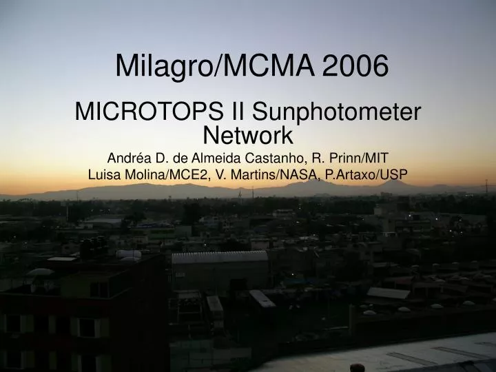 milagro mcma 2006