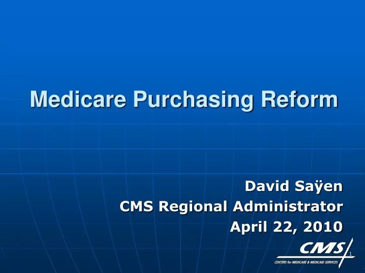 medicare purchasing reform