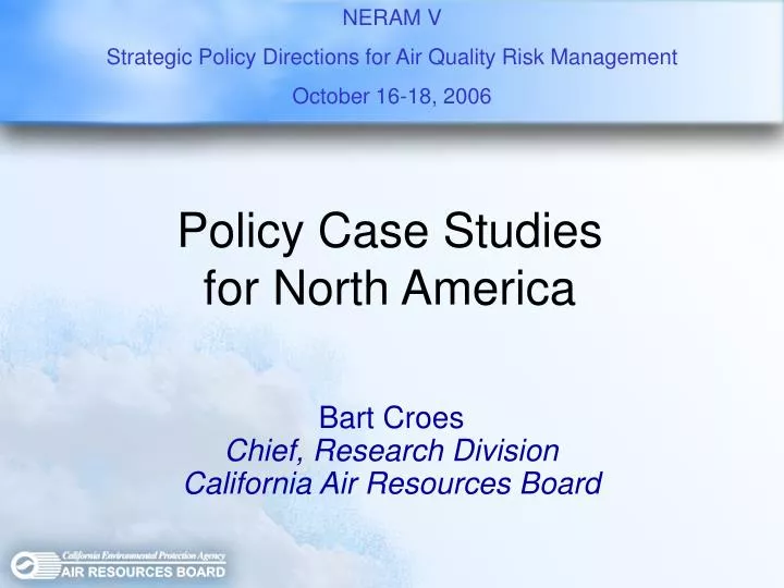policy case studies for north america