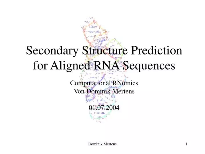 secondary structure prediction for aligned rna sequences