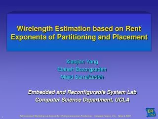 Wirelength Estimation based on Rent Exponents of Partitioning and Placement