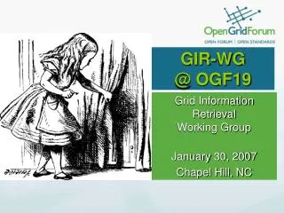 GIR-WG @ OGF19
