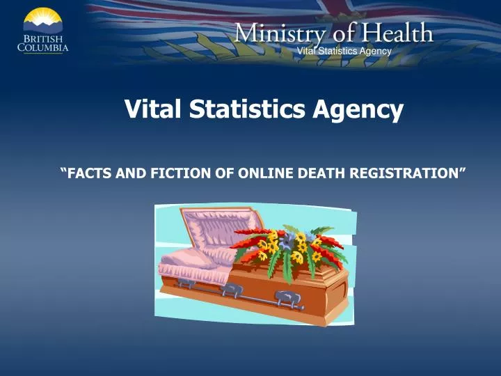 vital statistics agency