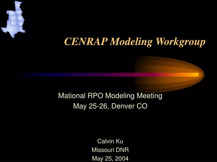 cenrap modeling workgroup