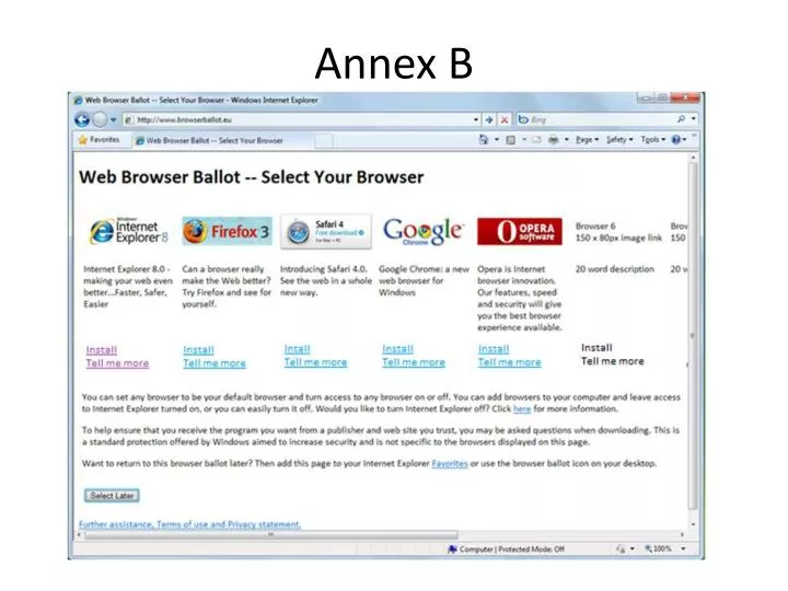 annex b