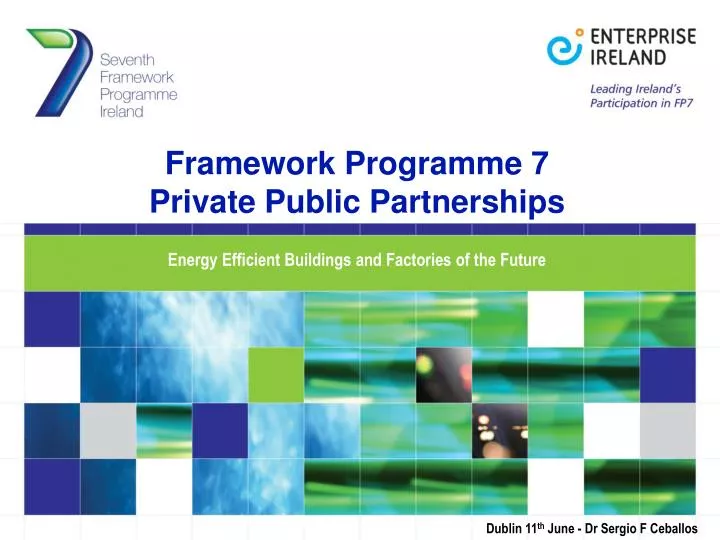 framework programme 7 private public partnerships