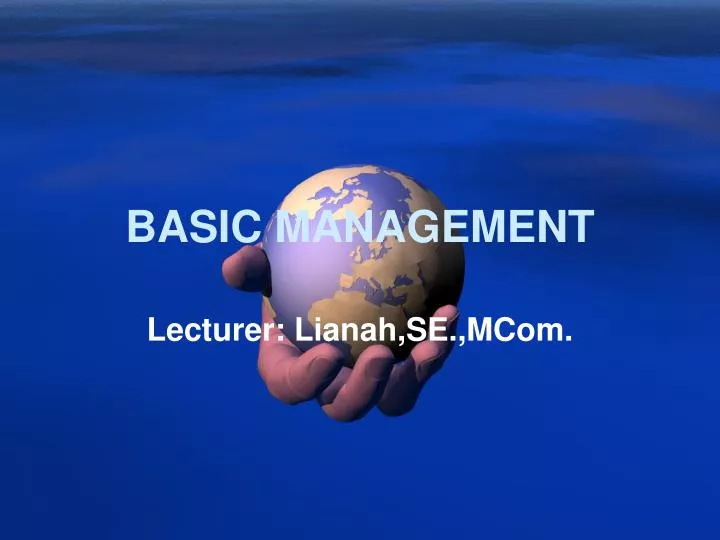 basic management
