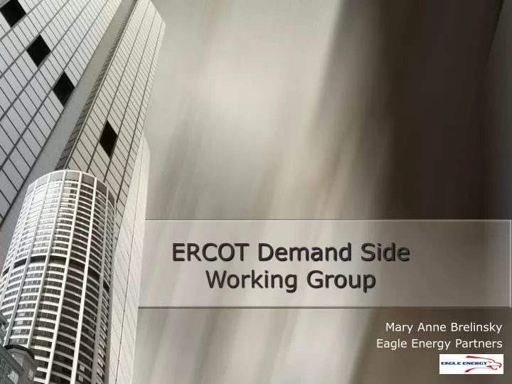 ercot demand side working group