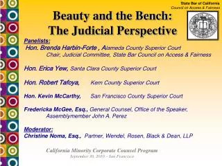 State Bar of California Council on Access &amp; Fairness