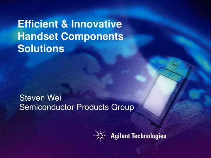 steven wei semiconductor products group