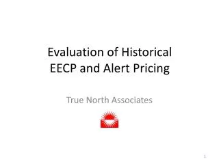 Evaluation of Historical EECP and Alert Pricing
