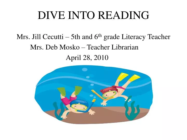 dive into reading