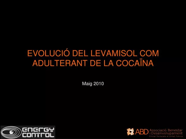 evoluci del levamisol com adulterant de la coca na