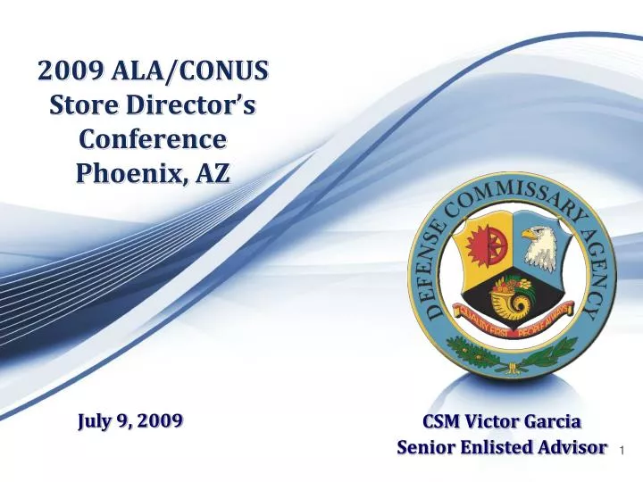 2009 ala conus store director s conference phoenix az