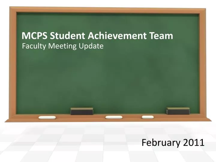 mcps student achievement team