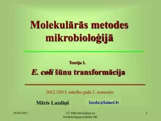 molekul r s metodes mikrobiolo ij