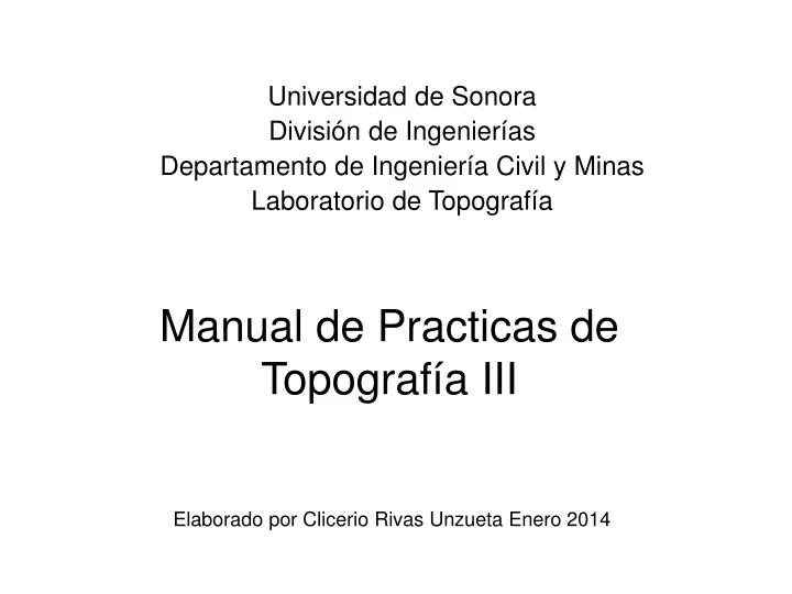 manual de practicas de topograf a iii