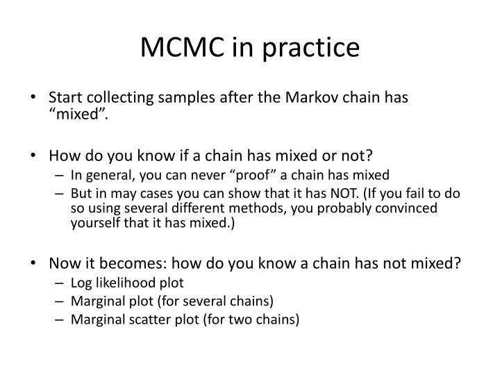 mcmc in practice
