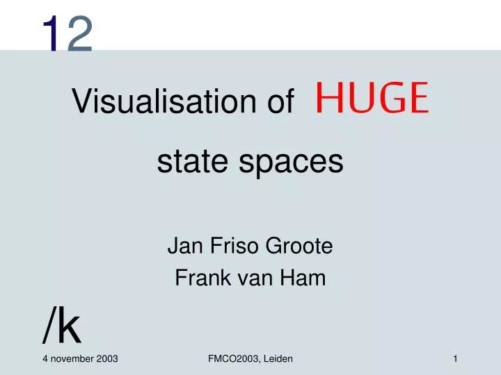 visualisation of huge state spaces