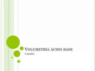volumetr a cido base