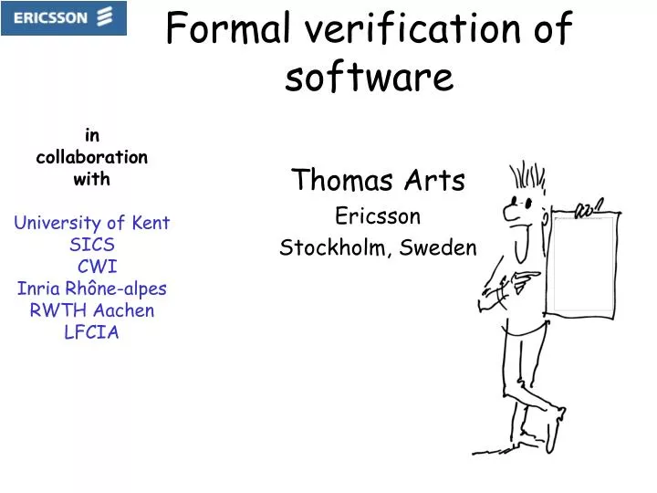 formal verification of software