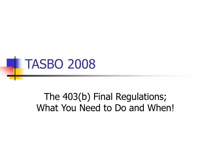 tasbo 2008