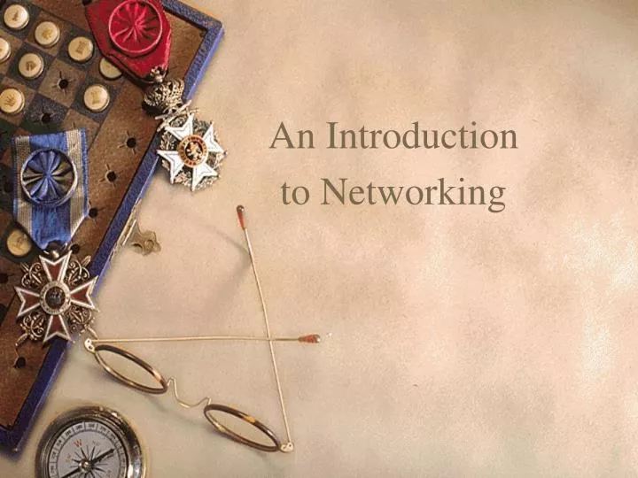 an introduction to networking