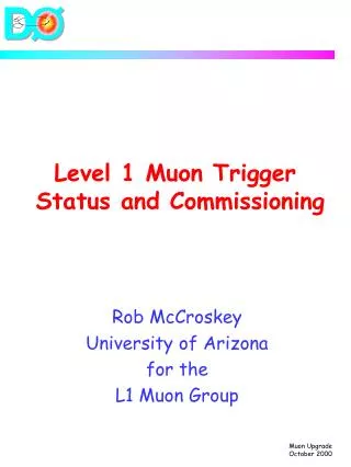 Level 1 Muon Trigger Status and Commissioning