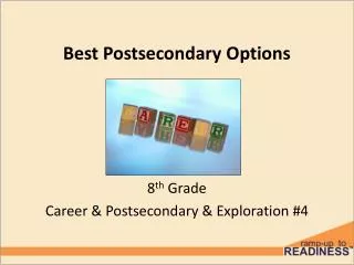 Best Postsecondary Options