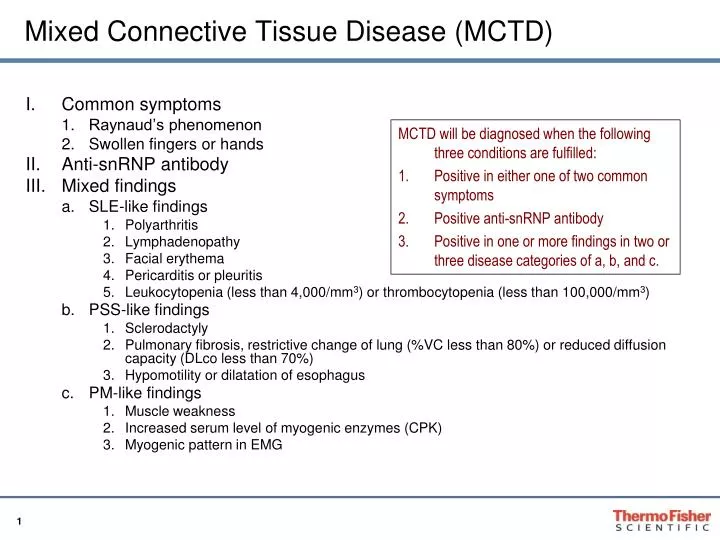 mixed connective tissue disease mctd