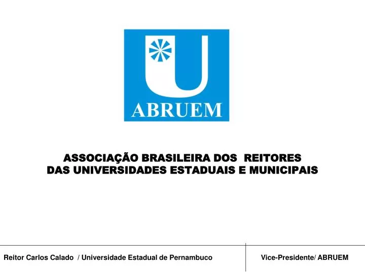 associa o brasileira dos reitores das universidades estaduais e municipais
