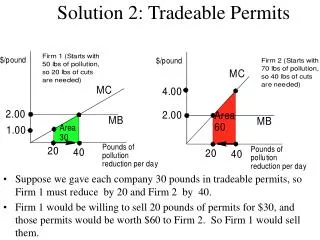 Solution 2: Tradeable Permits