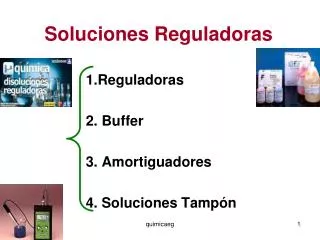 soluciones reguladoras