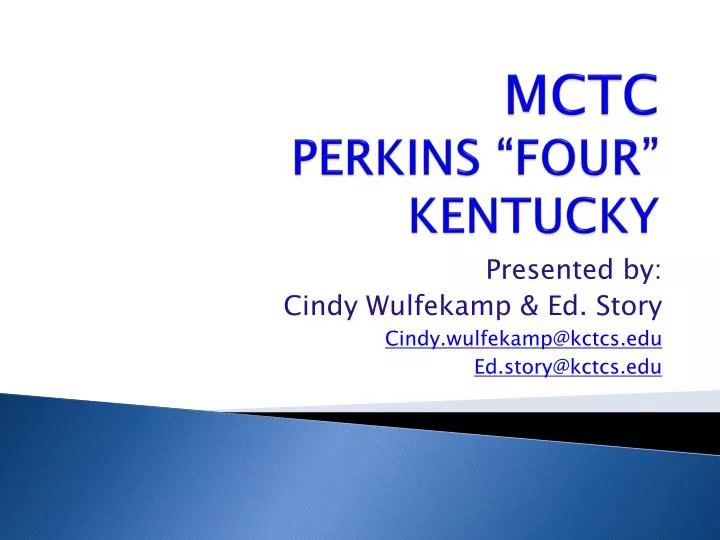 mctc perkins four kentucky