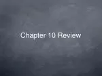Understanding Heat and Matter Transformations - Chapter 10 Review - slide 1