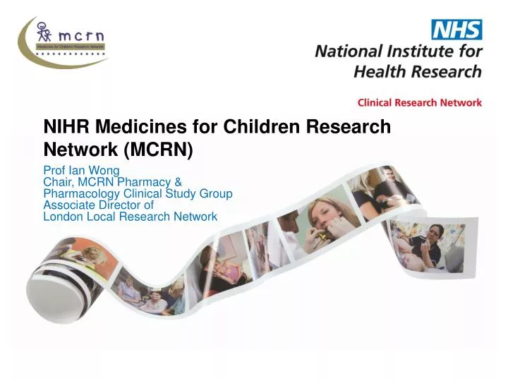 nihr medicines for children research network mcrn