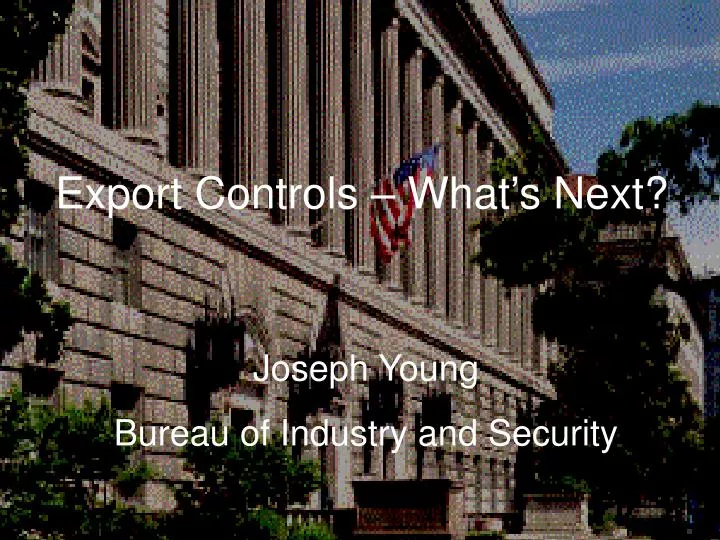 export controls what s next