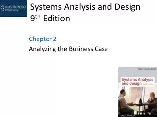 Systems Analysis and Design 9 th Edition