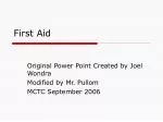 First Aid - slide 1