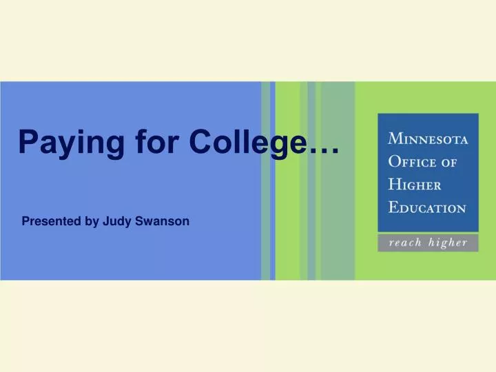 paying for college