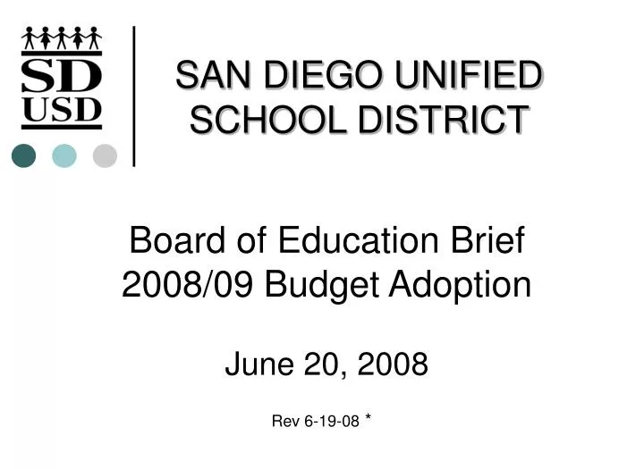 board of education brief 2008 09 budget adoption june 20 2008