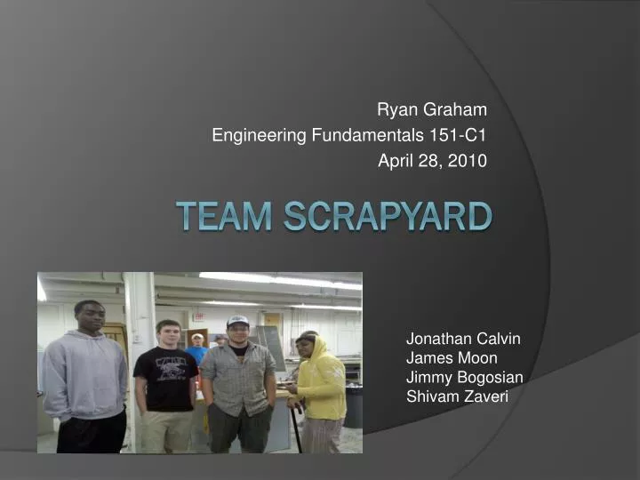 ryan graham engineering fundamentals 151 c1 april 28 2010