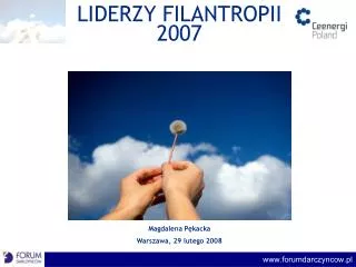 liderzy filantropii 2007