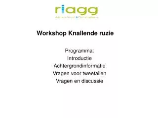 workshop knallende ruzie